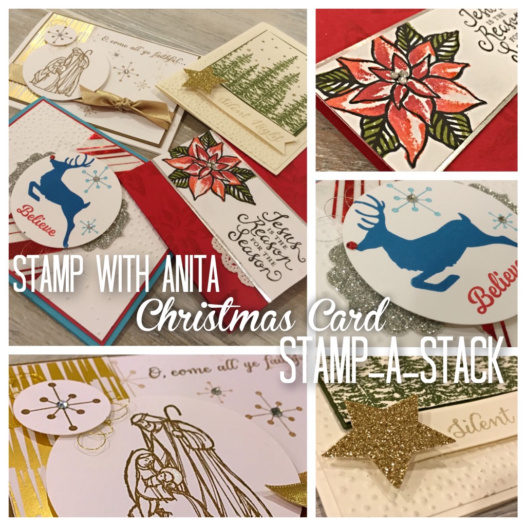 Christmas Card Stamp-A-Stack www.stampwithanita.com