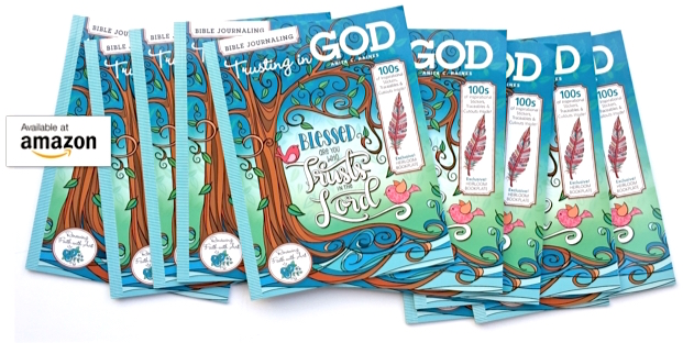 Bible Journaling Trusting in God Booklet Avaiable on Amazon